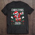 Tadostore Funny Christmas 2020 Santa Dabbing Wearing Mask Ugly Sweater Tee Shirt