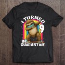 Tadostore I Turned 9 In Quarantine Dabbing Sloth 9Th Birthday Kids Tee Shirt