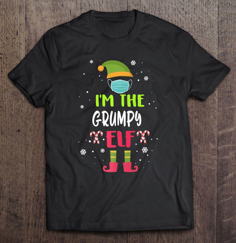 Tadostore I'm The Grumpy Elf Family Group Matching Christmas Premium Tee Shirt