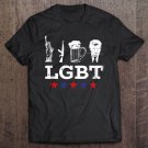 Tadostore Liberty Guns Beer Trump Shirt Funny Lgbt Trump Tee Shirt