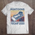 Tadostore Pontoons For Trump 2020 Republican Boat Owner Sailor Boaters Tee Shirt