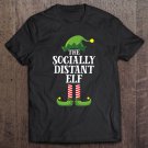 Tadostore Socially Distant Elf Matching Family Group Christmas Funny Tee Shirt