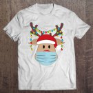 Tadostore Christmas Rudolph Reindeer In Mask Holiday Gift Kids Boys Tee Shirt
