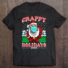 Tadostore Funny Christmas 2020 Santa Wearing A Mask Crappy Holidays Tee Shirt
