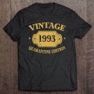 Tadostore 27 Years Old 27Th Bday Anniversary Gift Quarantine Edition Tee Shirt