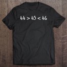 Tadostore 44 45 46 44 Is Greater Than 45 46 Is Greater Than 45 Ver2 Tee Shirt