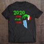 Tadostore 2020, Stink Stank Stunk Mask Funny Novelty Christmas Raglan Baseball Tee Tee Shirt