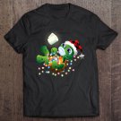 Tadostore 2020 Christmas Quarantine Shirt Santa Turtle Face Mask Girls Tee Shirt
