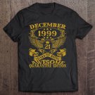 Tadostore 21St Birthday Gift 21 Years Old Gifts Vintage December 1999 Ver2 Tee Shirt