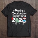 Tadostore Merry Quarantine Christmas 2020 Xmas Pajama Pullover Tee Shirt