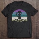 Tadostore Social Distancing I Funny Alien Quarantine Home Office Tee Shirt