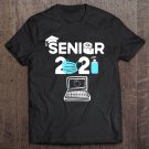 Tadostore Senior 2021 Online Virtual Learning Home School Tee Shirt