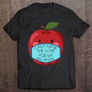 Tadostore Can't Mask The Love For My First Graders Teacher Tee Shirt