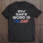 Tadostore My Safe Word Is Trump Funny Bdsm Submissive Kink Tee Shirt