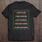 Tadostore 2020 Ugly Christmas Sweater 12 Days Of Christmas 2020 Ver2 Tee Shirt