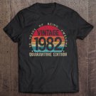 Tadostore 38Th Birthday Retro Limited Edition 1982 Quarantine Birthday Tee Shirt