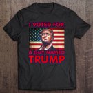 Tadostore I Voted For A Guy Named Trump Tee Shirt