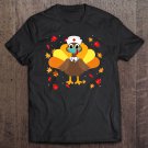 Tadostore Nurse Turkey Day Nursing Wear Mask Autumn Thanksgiving Tee Shirt