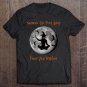 Tadostore Namaste Halloween Witch Six Feet Away 6 Ft Social Distancing Tee Shirt
