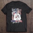 Tadostore Trump Supporter Gifts Yes I'm A Trump Girl Get Over It Pullover Tee Shirt