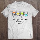 Tadostore Funny Llama Wearing Mask #Teacherlife 2020 Quarantine Tee Shirt