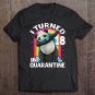 Tadostore I Turned 18 In Quarantine Dabbing Panda 18Th Birthday Kids Tee Shirt