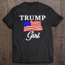 Tadostore Womens Trump Girl Flag Re-Elect President Donald Trump 2020 Ver2 Tee Shirt