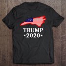 Tadostore North Carolina For Trump 2020 Conservative Gift Nc State Map Tee Shirt