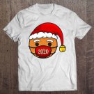 Tadostore Gingerbread Man Mask Cute Christmas 2020 Men Women Pajama Tee Shirt