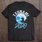 Tadostore Womens Democrat Tsunami Blue Wave Anti Trump 2020 Election Tee Shirt