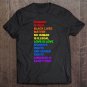 Tadostore Science Is Real, Black Lives Matter, No Human Is Illegal Tee Shirt
