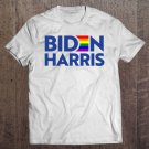 Tadostore Vote Biden Harris President Lgbt Lgbtq Pride Flag Joe Kamala Tee Shirt