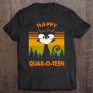 Tadostore Cancel 2020 Halloween Quarantine Happy Quar-O-Teen Cat Mask Tee Shirt