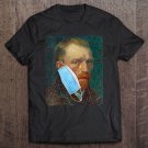 Tadostore Womens Funny Van Gogh Meme Wearing A Face Mask Social Distancing Tee Shirt