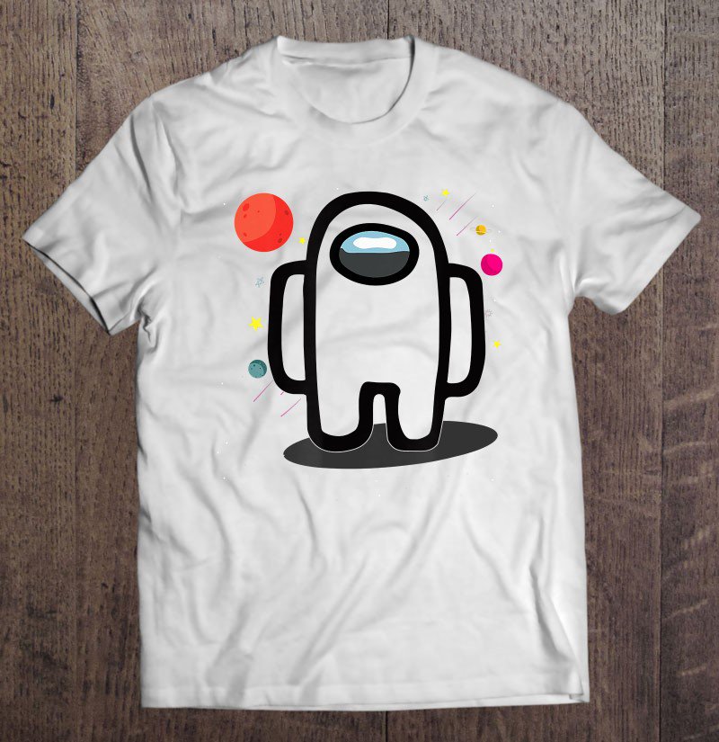 Tadostore Impostor Or Crewmate Among Game Us Sus Funny Black Is Sus! Tee Shirt