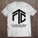Tadostore Flatten The Curve Social Distancing Gym Tee Shirt