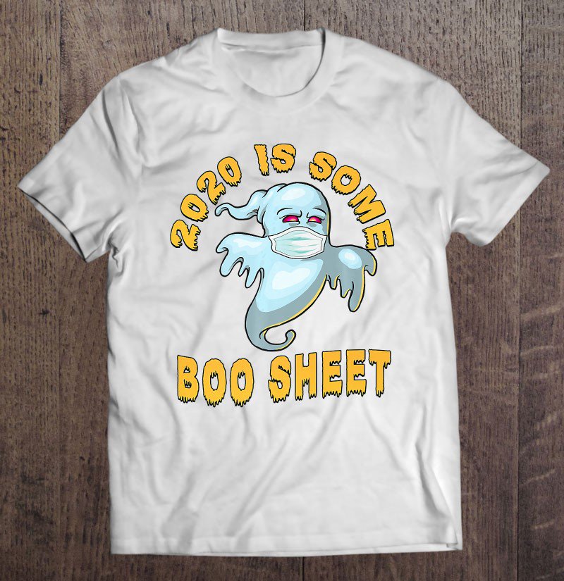 Tadostore 2020 Is Some Boo Sheet Funny Halloween Ghost Costume Men Kid Premium Tee Shirt