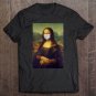 Tadostore Mona Lisa Face Mask Tee Shirt