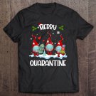 Tadostore Merry Quarantine Christmas 2020 Gnomies Mask Family Pajamas Tee Shirt