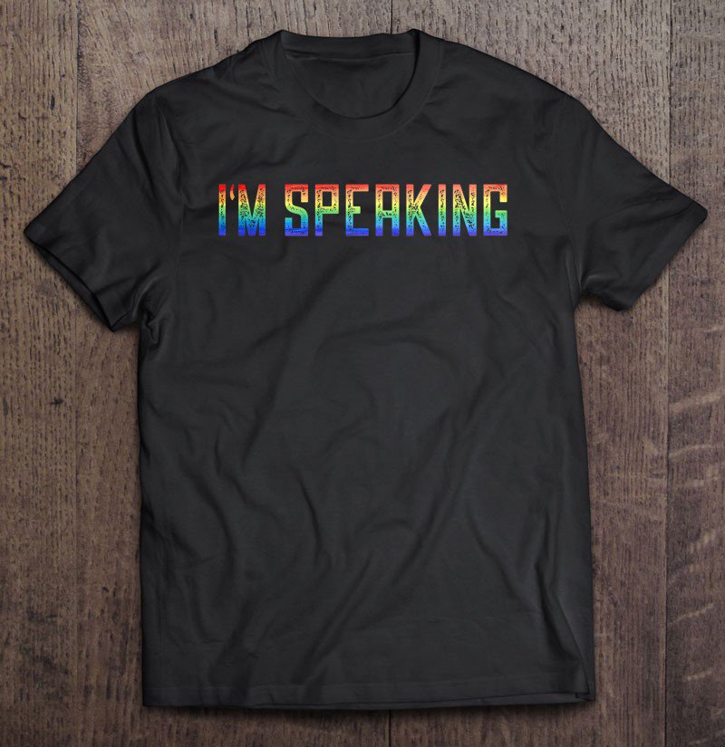 Tadostore I'm Speaking Biden Harris Debate 2020 Tee Shirt