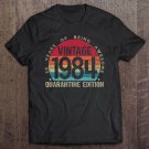 Tadostore 36Th Birthday Retro Limited Edition 1984 Quarantine Birthday Tee Shirt