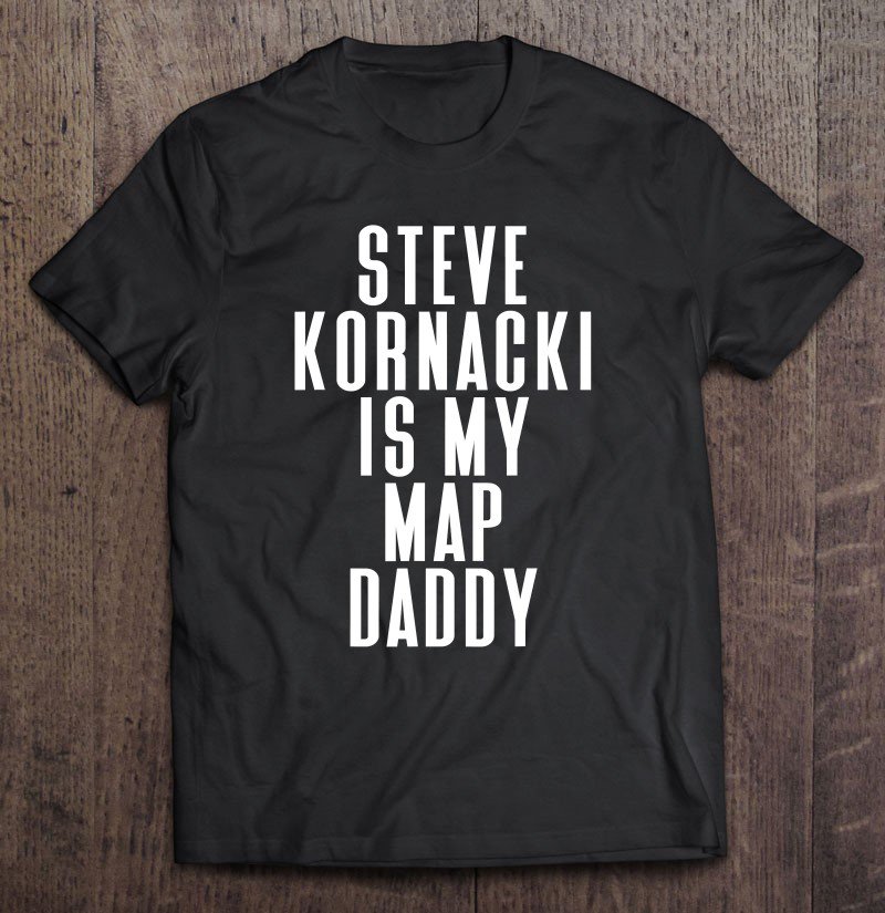 Tadostore Steve Kornacki Map Daddy Election Map Tee Shirt