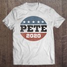 Tadostore Womens Pete Buttigieg For President 2020 Vintage Retro Mayor Tee Shirt