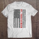 Tadostore Anti Liberal 0 Triggered American Flag Red Zero Percent Tee Shirt