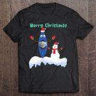 Tadostore Kayak Merry Christmas 2020 In Santa Hat Kayaking Paddling Tee Shirt