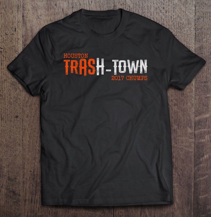 Tadostore Houston Cheated Trash Can Distressed Town Altuve Cheating Tee Shirt