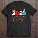 Tadostore Happy Christmas 2020 Quarantine Christmas Santa Face Mask Tee Shirt