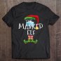 Tadostore Masked Elf Matching Family Christmas Funny Face Mask Couple Tee Shirt