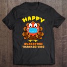 Tadostore Funny Happy Thanksgiving 2020 Turkey Mask Quarantine Tee Shirt