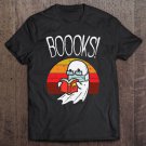 Tadostore Books Ghost Reading Face Mask Halloween Quarantine Librarian Tee Shirt